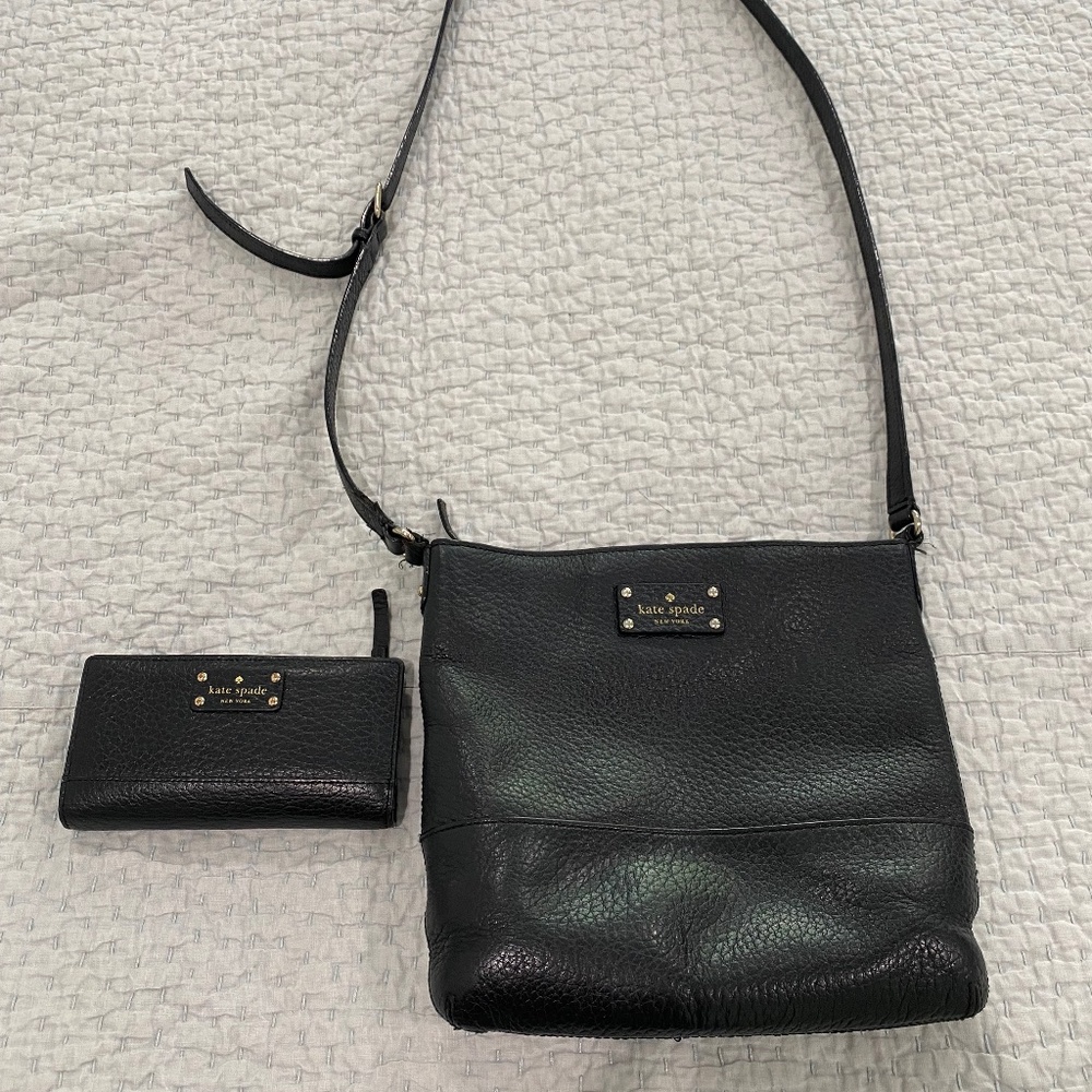 Kate Spade crossbody bag matching wallet